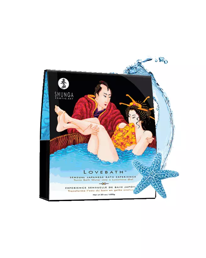 Gelée Lovebath Tentation de l'Océan de SHUNGA pour un bain relaxant et sensuel-2