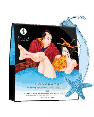 Gelée Lovebath Tentation de l'Océan de SHUNGA pour un bain relaxant et sensuel-2