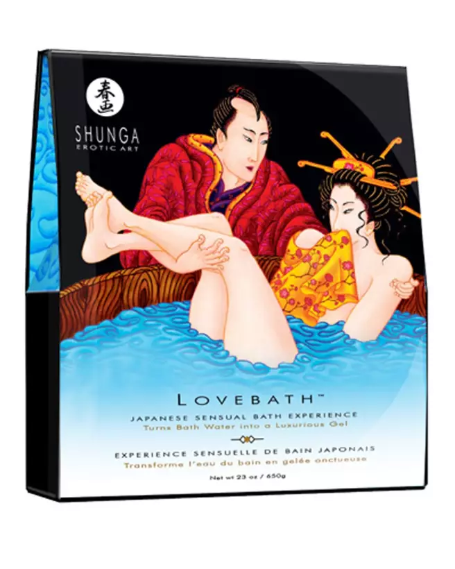 Gelée Lovebath Tentation de l'Océan de SHUNGA pour un bain relaxant et sensuel-1