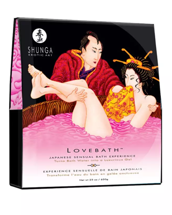 Gelée Lovebath SHUNGA Fruit du Dragon pour une expérience de bain sensuelle et hydratante-1