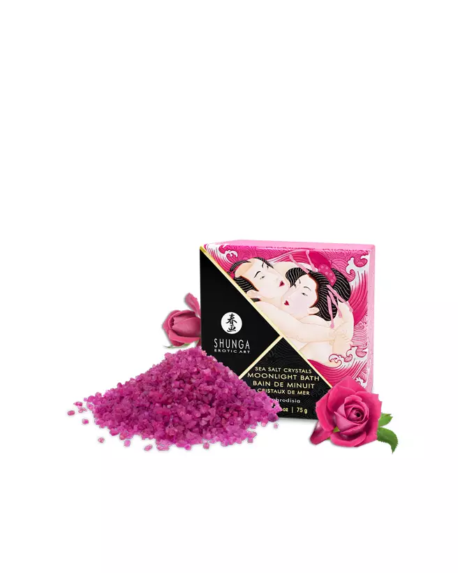Sels de Bain SHUNGA Aphrodisia Roses pour relaxation sensuelle et soin de la peau-1