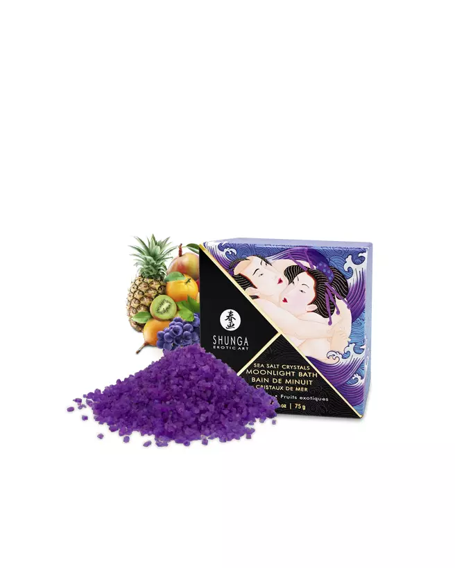 Image des Sels de Bain SHUNGA aux Fruits Exotiques pour relaxation et bien-être-1