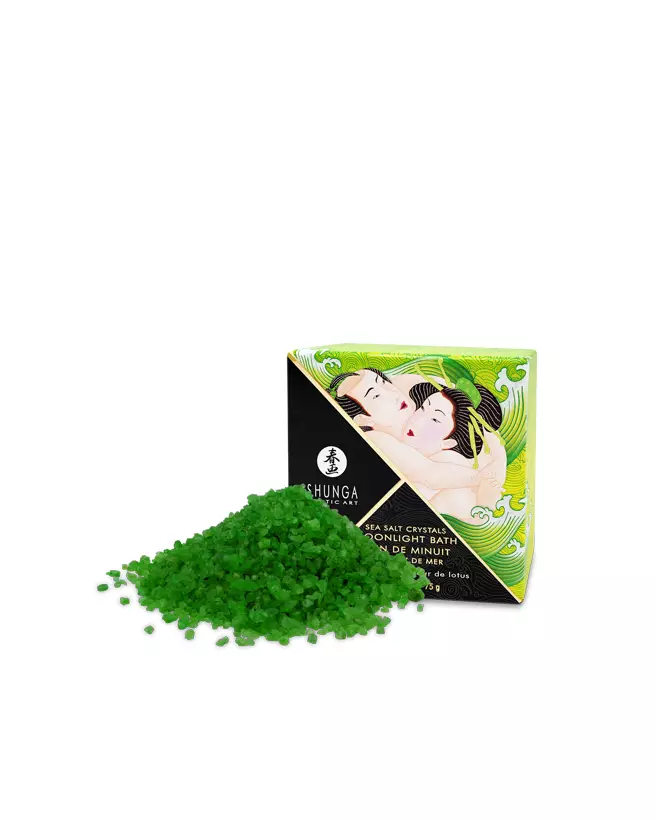 Image des Sels de Bain Shunga Fleur de Lotus pour relaxation aromatique et détente corporelle-2