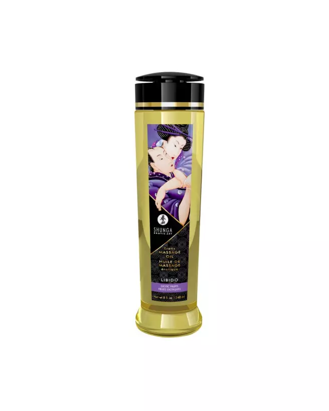 Huile de massage érotique SHUNGA aux fruits exotiques 240 ml pour couple-2