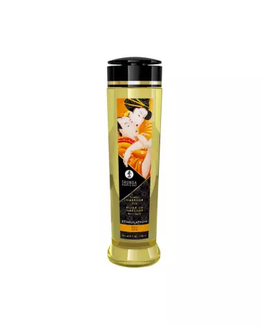 Huile de massage érotique SHUNGA pêche 240 ml pour stimulation et relaxation-1