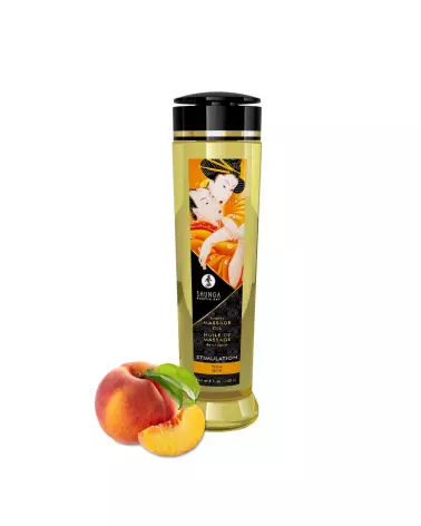 Huile de massage érotique SHUNGA pêche 240 ml pour stimulation et relaxation-2
