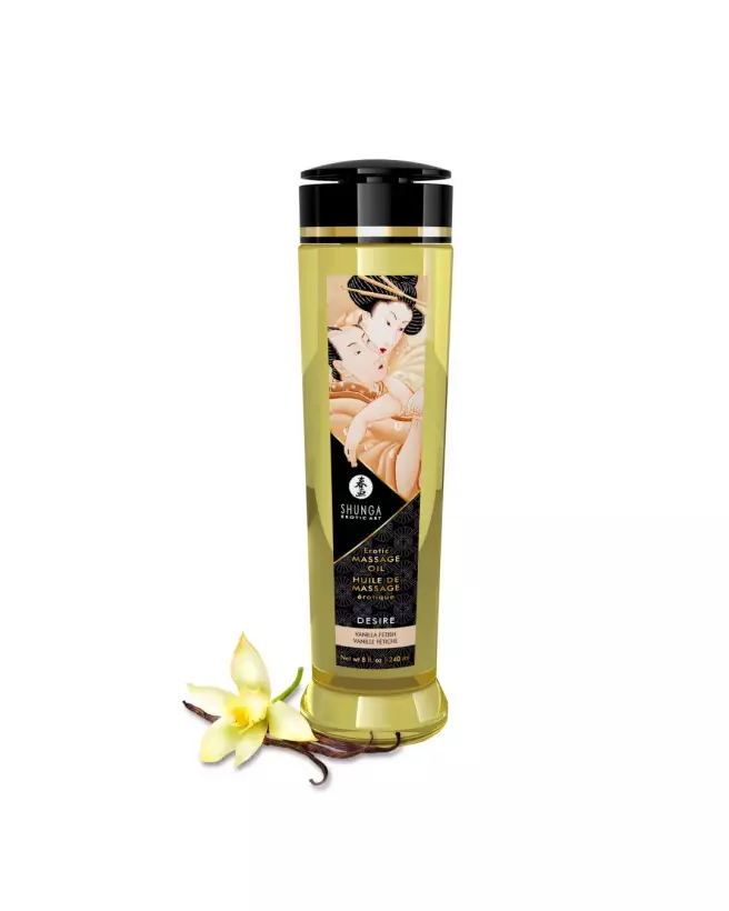Image Huile de Massage Érotique Shunga Vanille 240ml-2