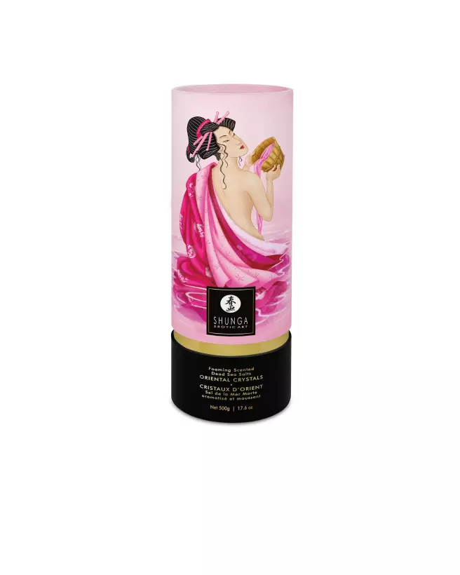 Sel de Bain Moussant Shunga Cristaux d'Orient Aphrodisia Rose-2