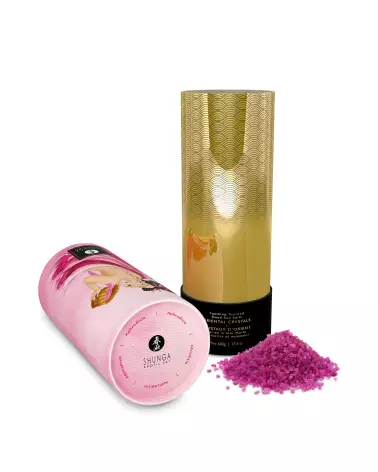 Sel de Bain Moussant Shunga Cristaux d'Orient Aphrodisia Rose-4