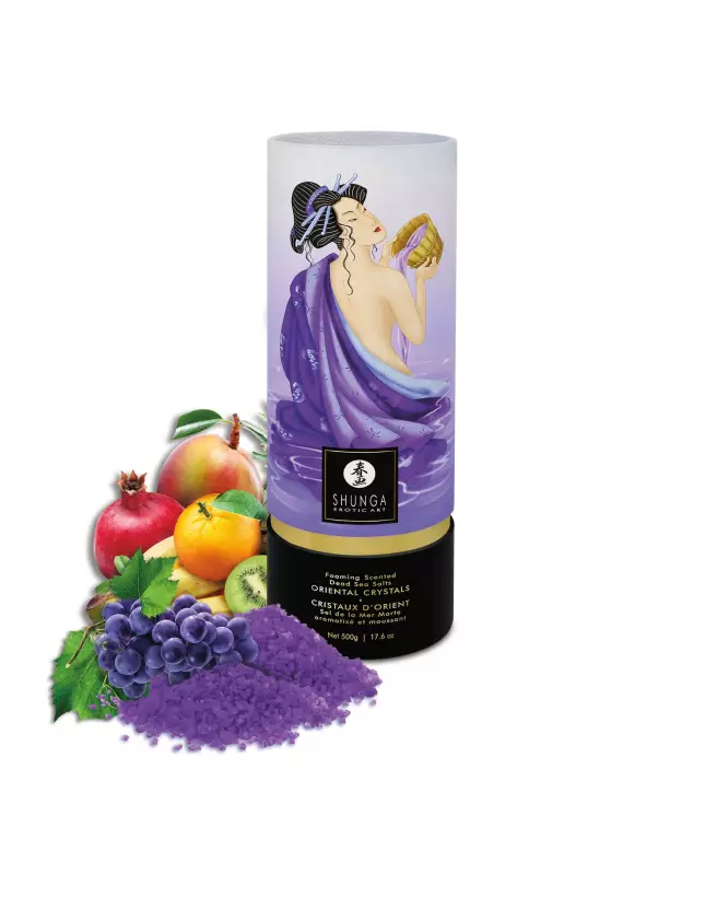 Sel de Bain SHUNGA Cristaux d'Orient Fruits Exotiques Plaisir du Bain-2