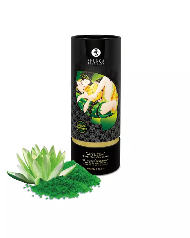 Sel de Bain Moussant SHUNGA Fleur de Lotus Bio Cristaux d'Orient-1