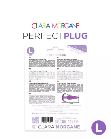 Perfect Plug Anal Large Clara Morgane - Matière Souple, Confort Optimal pour Débutants et Confirmés - image 3