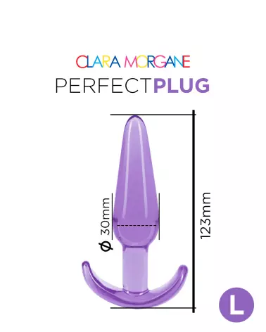 Perfect Plug Anal Large Clara Morgane - Matière Souple, Confort Optimal pour Débutants et Confirmés - image 4