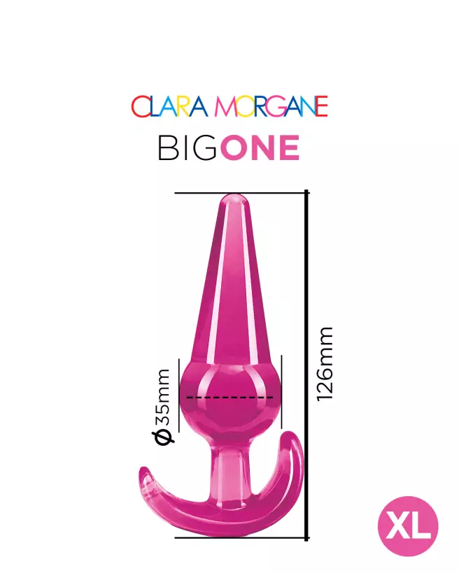 Big One Plug Anal XL Clara Morgane - Stimulation Intense, Matière Souple, Confort pour Débutants et Confirmés - image 4
