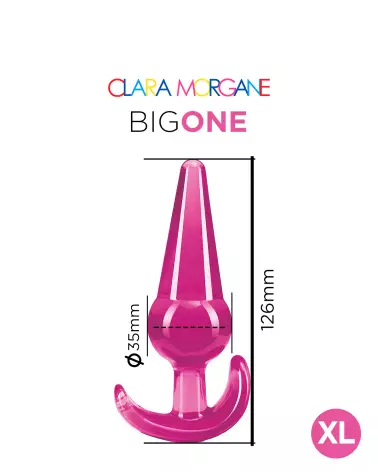 Big One Plug Anal XL Clara Morgane - Stimulation Intense, Matière Souple, Confort pour Débutants et Confirmés - image 4
