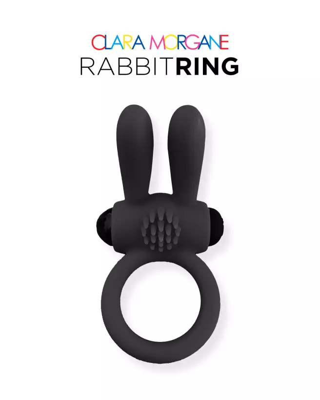 Anneau Vibrant Rabbit Ring Clara Morgane - Sextoy en Silicone Médical pour Couple, Stimulation Clitoridienne - image 1
