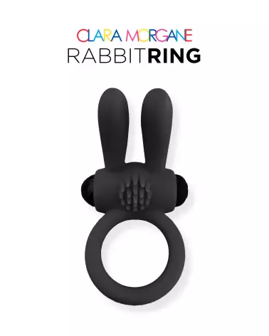 Anneau Vibrant Rabbit Ring Clara Morgane - Sextoy en Silicone Médical pour Couple, Stimulation Clitoridienne - image 1