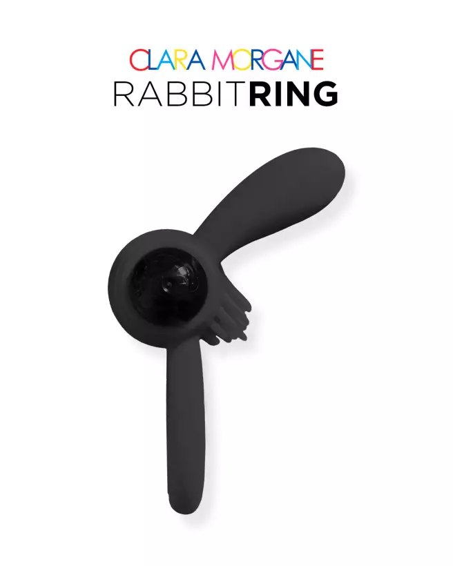 Anneau Vibrant Rabbit Ring Clara Morgane - Sextoy en Silicone Médical pour Couple, Stimulation Clitoridienne - image 4
