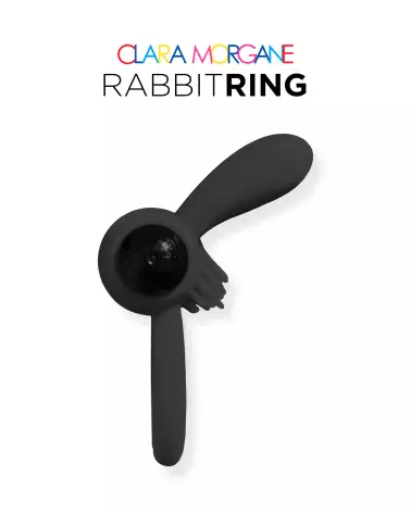 Anneau Vibrant Rabbit Ring Clara Morgane - Sextoy en Silicone Médical pour Couple, Stimulation Clitoridienne - image 4