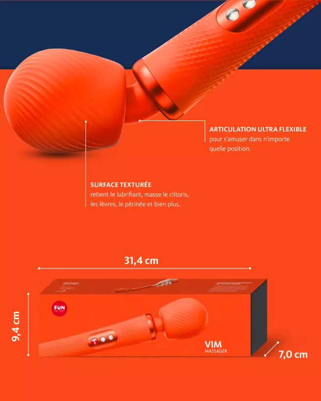 Image du Wand Vim de FUN FACTORY, stimulateur haut de gamme, design élégant et ergonomique-53