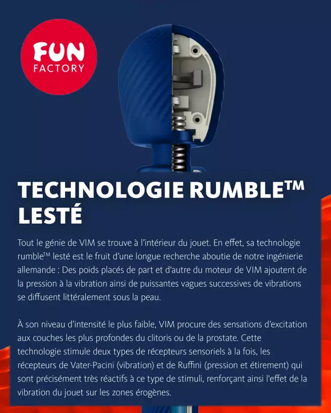 Image du Wand Vim de FUN FACTORY, stimulateur haut de gamme, design élégant et ergonomique-59