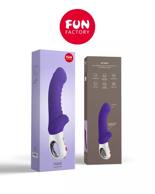 Image du vibromasseur Tiger G5 de FUN FACTORY, design élégant et ergonomique-3