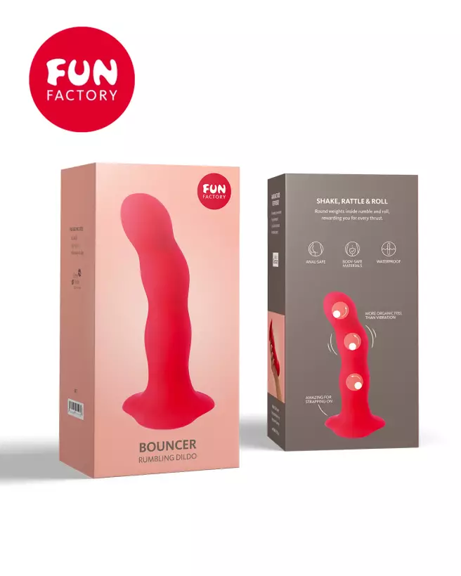 Dildo Bouncer Fun Factory en silicone de qualité médicale-2
