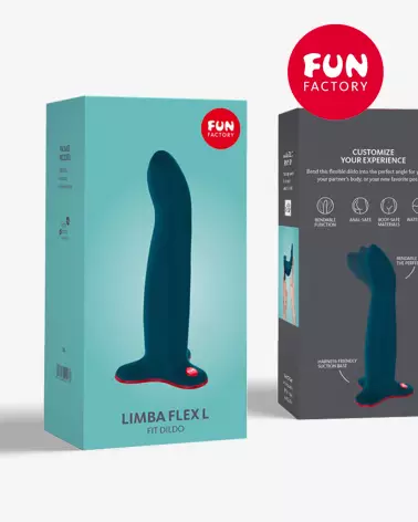 LIMBA FLEX dildo flexible de FUN FACTORY, silicone de qualité, idéal pour stimulation g-spot-5