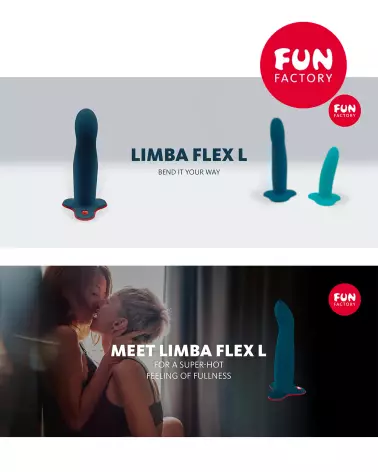 LIMBA FLEX dildo flexible de FUN FACTORY, silicone de qualité, idéal pour stimulation g-spot-13