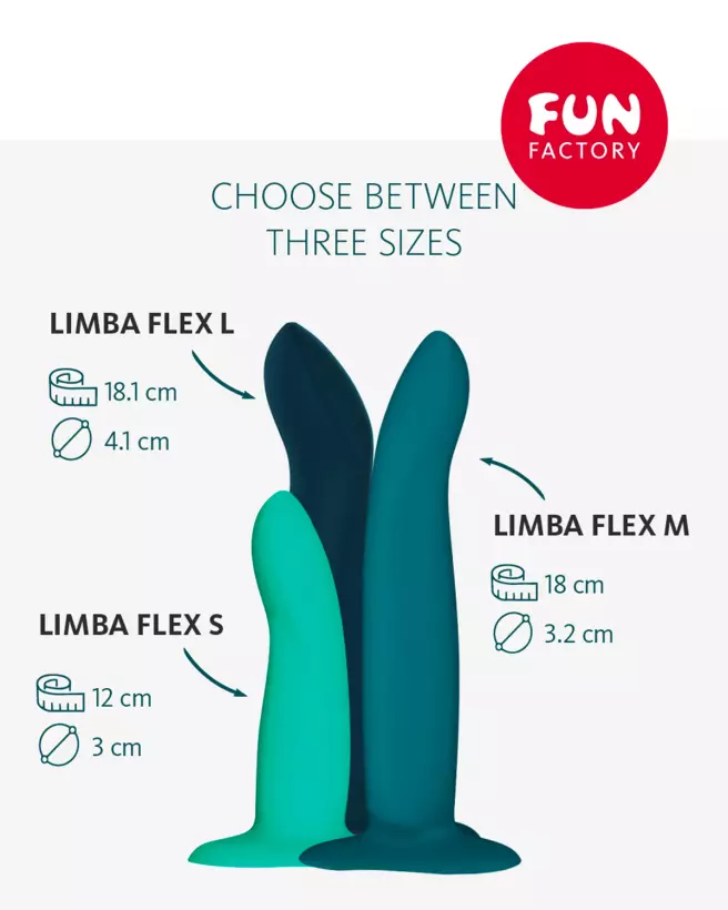 LIMBA FLEX dildo flexible de FUN FACTORY, silicone de qualité, idéal pour stimulation g-spot-1