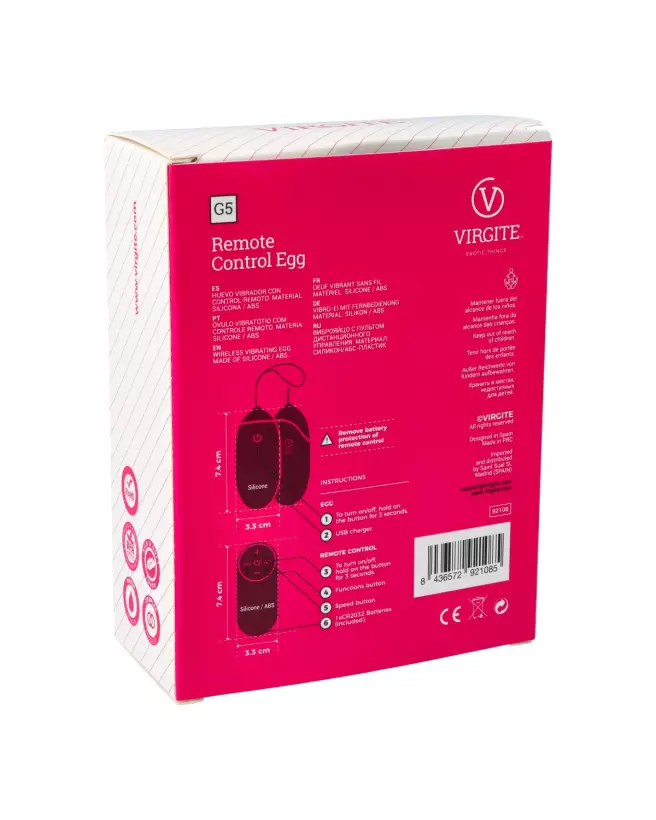 OEUF VIBRANT ROSE RECHARGEABLE G5 - image 4