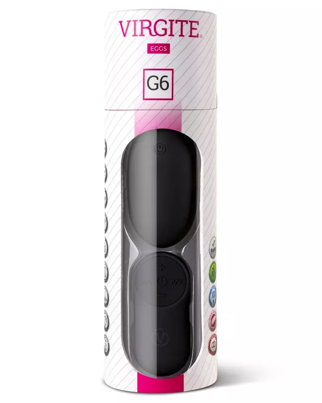 OEUF VIBRANT NOIR RECHARGEABLE G6 - image 2