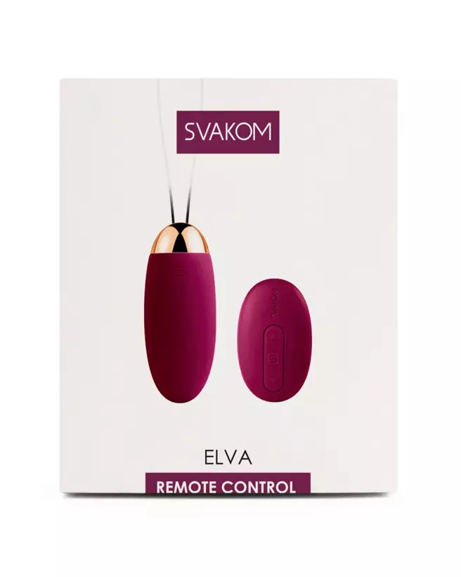 Image de l'Oeuf Vibrant Télécommandé Svakom Elva, design élégant et discret-2