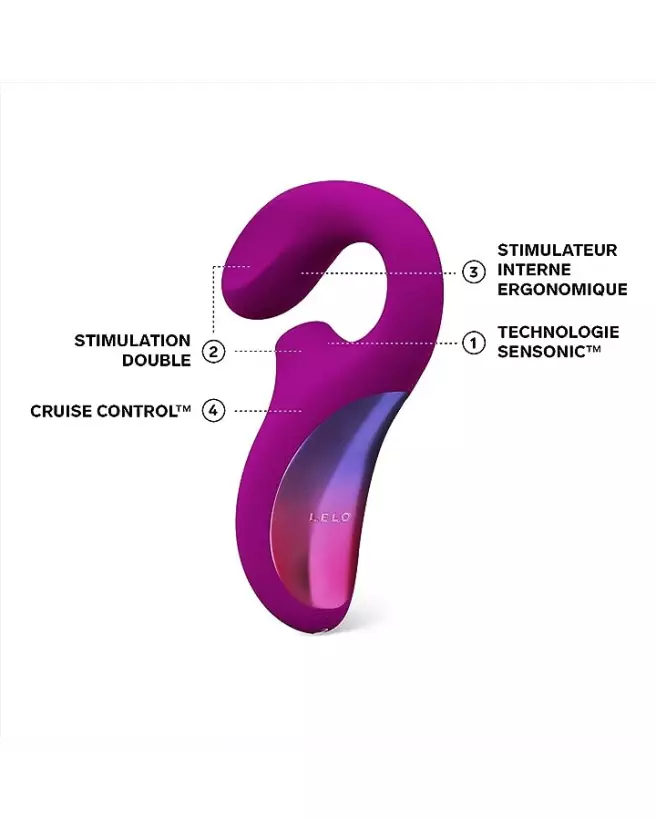 Image du LELO ENIGMA CRUISE Noir, rabbit vibrant élégant pour stimulation double-4