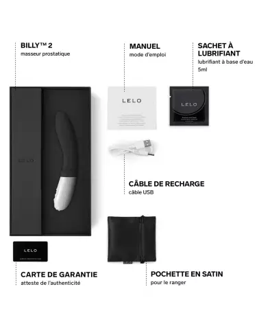 Image LELO BILLY 2 Noir - Stimulateur prostatique de haute qualité-2