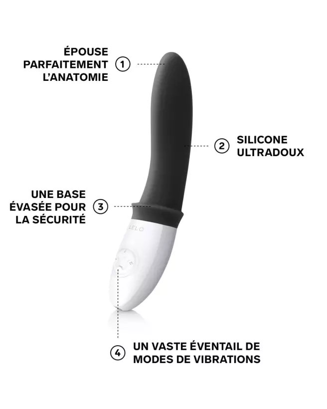 Image LELO BILLY 2 Noir - Stimulateur prostatique de haute qualité-3