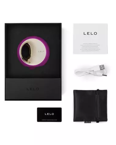 LELO ORA 3 Deep Rose stimulateur clitoridien de luxe-2