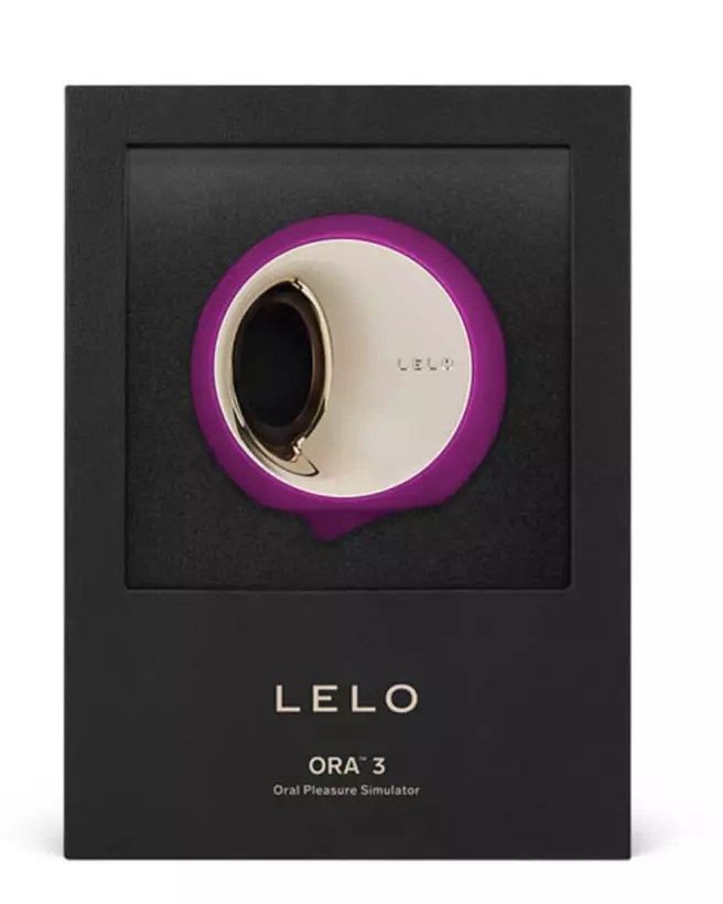 LELO ORA 3 Deep Rose stimulateur clitoridien de luxe-3