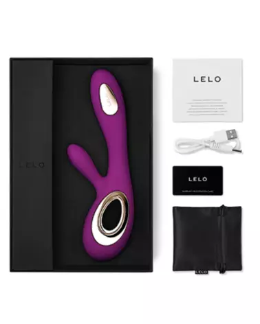 Image du vibromasseur LELO SORAYA WAVE D Rose, luxe et double stimulation-2