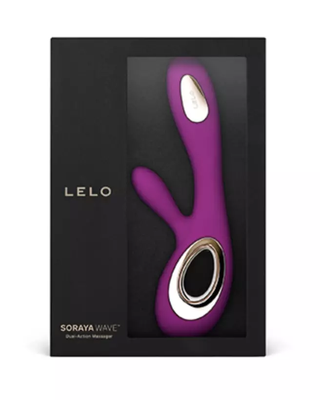 Image du vibromasseur LELO SORAYA WAVE D Rose, luxe et double stimulation-3