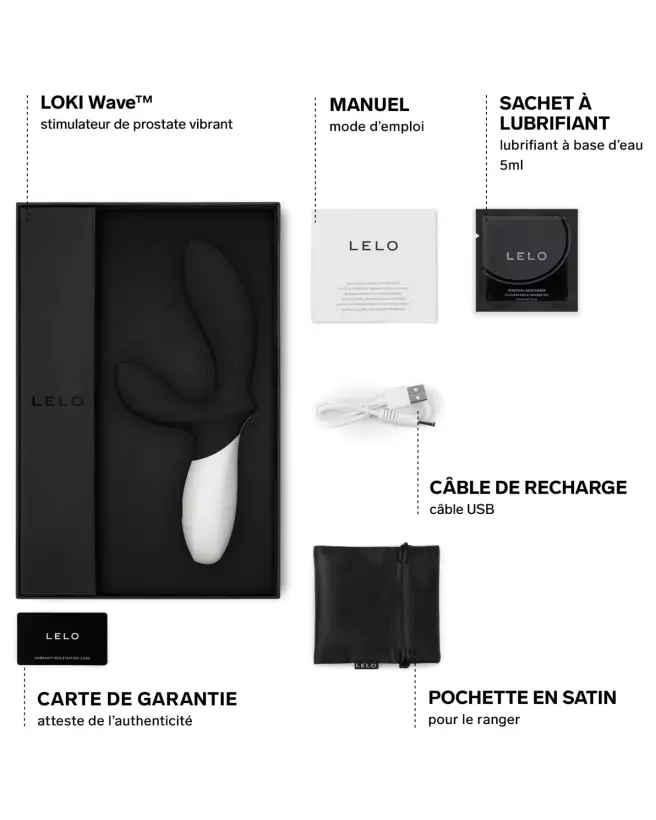 Image LELO LOKI WAVE - Stimulateur prostatique de haute qualité avec technologie WaveMotion-2