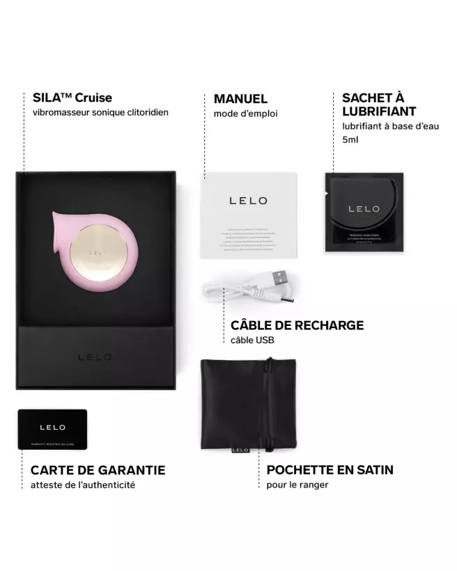Image du stimulateur clitoridien LELO SILA Cruise Rose, haute technologie et design élégant-2