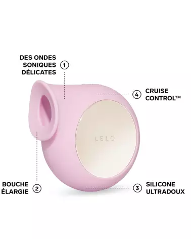 Image du stimulateur clitoridien LELO SILA Cruise Rose, haute technologie et design élégant-3