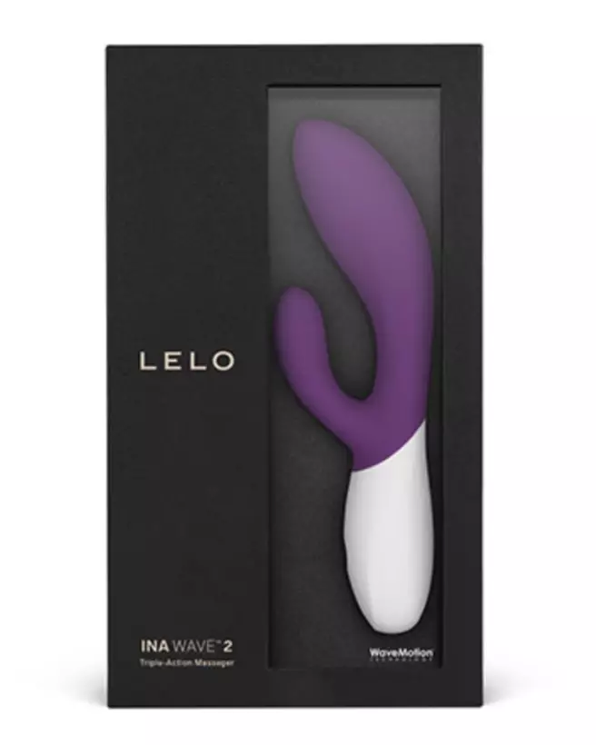 Image du LELO INA WAVE 2 PLUM, vibromasseur rabbit luxueux-4