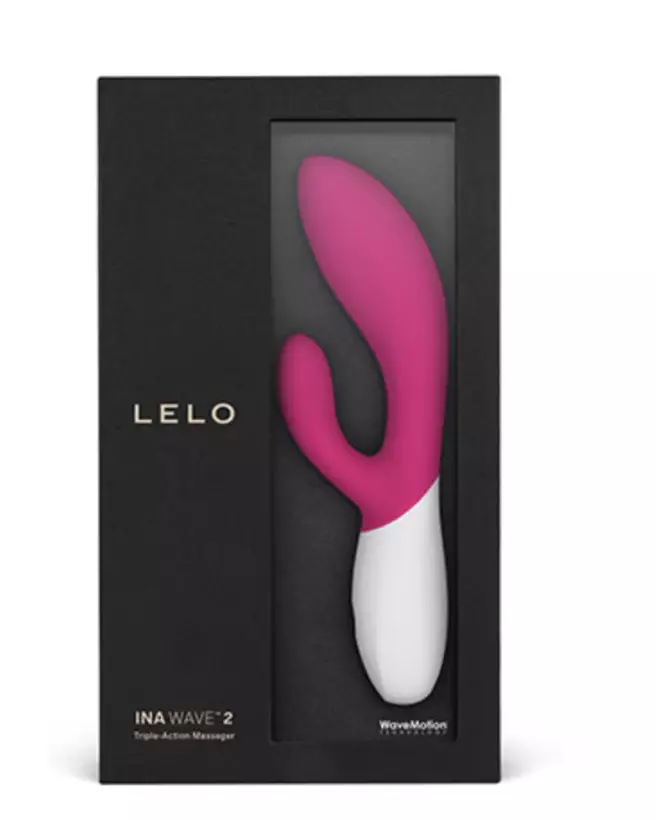 LELO INA WAVE 2 Cerise rabbit vibrant haut de gamme pour plaisir intense-2