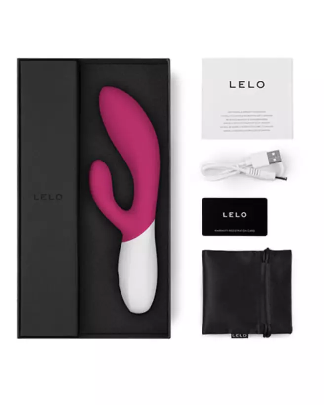 LELO INA WAVE 2 Cerise rabbit vibrant haut de gamme pour plaisir intense-3