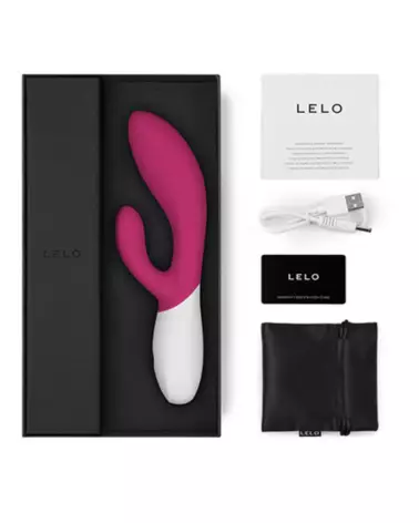 LELO INA WAVE 2 Cerise rabbit vibrant haut de gamme pour plaisir intense-3