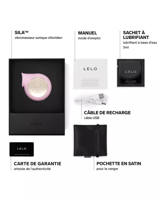 Image du stimulateur clitoridien LELO SILA Rose, design élégant et discret-4