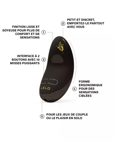Lelo Nea 3 stimulateur clitoridien de luxe pour plaisir intense-4