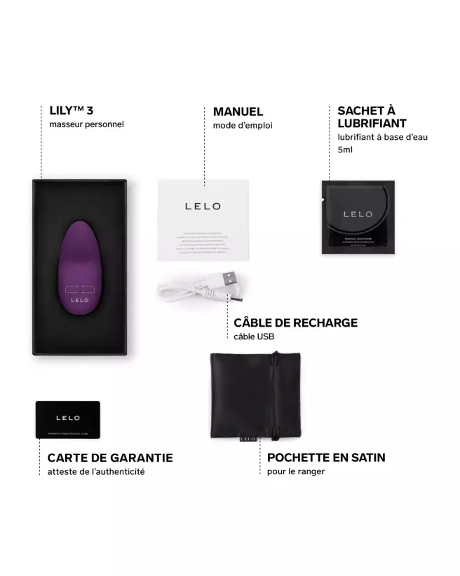 Image du stimulateur clitoridien LELO Lily 3, design élégant et compact-8
